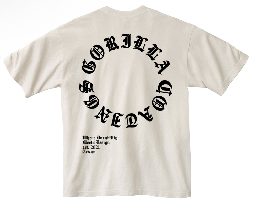 GORILLA STANDARD TEE | CREAM